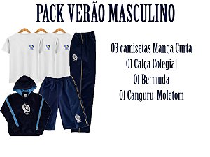 PACK MASCULINO VERÃO CNEC