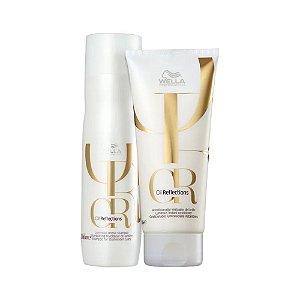 Kit Wella Shampoo 250ml Condicionador 200ml Oil Reflections