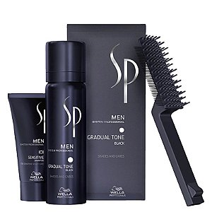 Tonalizante Wella SP Gradual Tone Men Preto/Black 60ml