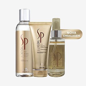 Kit SP Shampoo + Condic 200ml + SP Luxe Oil Capilar 100ml