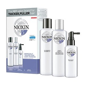 Kit Nioxin Hair System 5 Color Safe - 3 Produtos