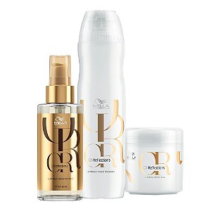 Kit Wella Shampoo 250ml Másk 150ml Óleo Oil Reflections100ml