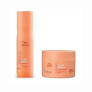 Kit Wella Invigo Nutri Enrich Shampoo 250ml + Máscara 150ml