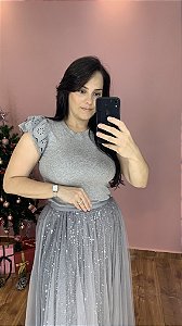 BLUSA CINZA