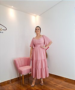 VESTIDO LUANA POÁ ROSE