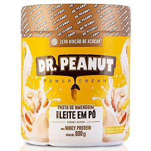 Dr Peanut - 600g - Pasta de amendoim Leite em pó