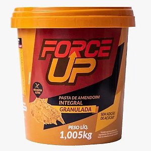 FORCE UP – PASTA DE AMENDOIM GRANULADO – 1,005 KG – FORCE UP