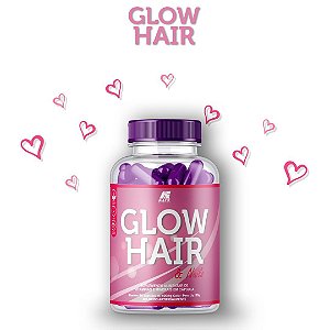 Glow Hair 1 Pote Cabelos Fortes E Lindos Gummy Hair