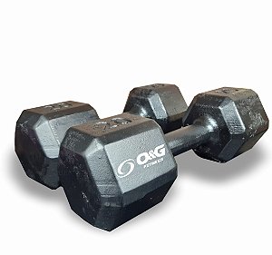 HALTERES SEXTAVADOS PINTADOS (PAR)