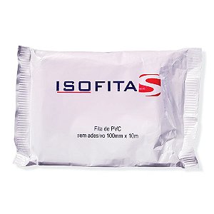 FITA PVC 100MM x 10 BRANCA ISOFITAS