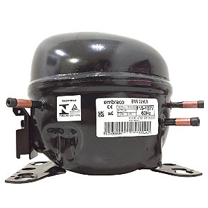 COMPRESSOR EMBRACO 1/5 HP R134 127V LBP EMR70HLR