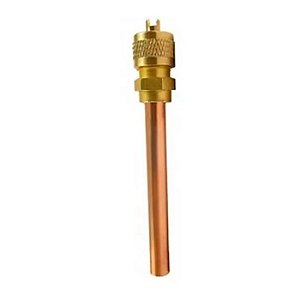UNIÃO VÁLVULA TIPO SCHRADER 1/4 C/100MM P 0,5MM HULTER
