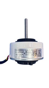 MOTOR VENTILADOR CORRENTE COTÍNUA EVAPORADORA ELGIN ECO INVERTER II E ECO STAR 18.000 BTUS - HJFI/QI - HSFI/QI- ZWA108D5