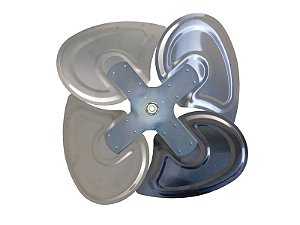 HÉLICE DE ALUMÍNIO CONDENSADORA SPLIT SPRINGER CARRIER MIDEA 4 PAS 36 A 60.000 BTUS SPLITÃO A PISO TETO - 17601032