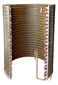 Serpentina Cobre Condensador 05301314P 9000 - 12000 BTUs Ar Condicionado Springer Carrier Midea