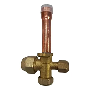 VÁLVULA DE SERVIÇO 1/2 C/ACESSO 1/4SAE TIPO SCHRADER