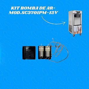 KIT BOMBA DE AR- MOD.SC3701PM-12V (GS047) MÁQUINA DE SORVETE ELGIN GELATTA E1/E2