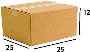 25 Caixas de Papelão Correios Sedex Pac Nº17 - C:25 X L:25 X A:12 cm