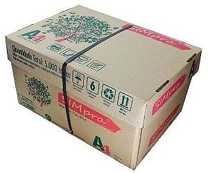 Caixas de folha de Sulfite SIMPRA A4 c/ 10un de 500 folhas