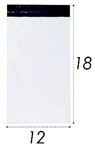 Envelope Plástico de Segurança Lacre 12x18cm