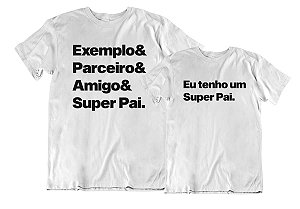 Kit Tal Pai Tal Filho &Exemplo &Amigo &Parceiro &SuperPai
