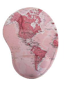 Mousepad Mapa Mundi Ergonômico