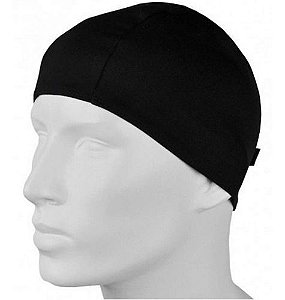 Touca de Natação Preta de Helanca 1º SALÁRIO