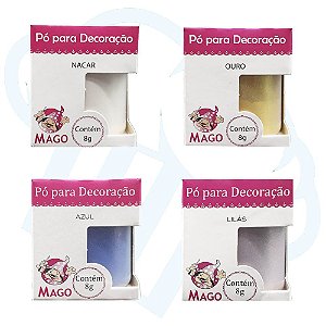 Kit Corante Alimenticio Em Pó Para Decoração Mago