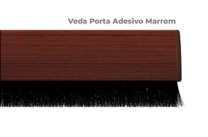 Veda Porta Adesivo Marrom 100cm (1 metro) Comfort Door