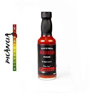 Molho de pimenta habanero vermelha 60ml