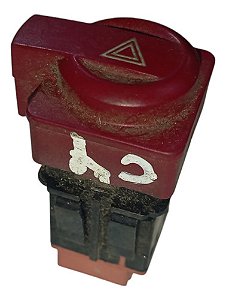 Botão Pisca Alerta Citroen C4 2010/12 Original Usado
