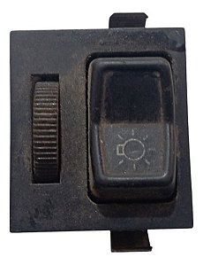 Botão Chave Luz C/resotato Gol Quadrado 80/96 Original Usd