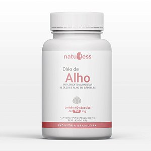 Óleo de Alho 750mg  60 Cápsulas.