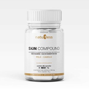 Skin Compound (Pele e Cabelo)1300mg 30 Cápsulas
