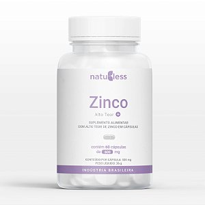 Zinco 600mg 60 Cápsulas