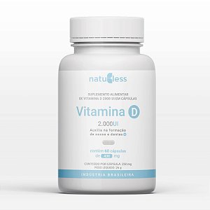 Vitamina D3 430mg 60 Cápsulas.