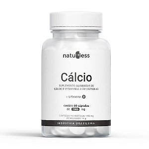 Cálcio + Vitamina D 1900mg 60 Cápsulas.