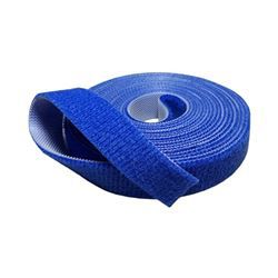 Velcro Organizador de Cabos Azul- Rolo Com 3Mts - 5 Peças