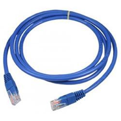 Patch Cord Cftv 2,5 M Cat 6 Rj45/rj45 Pvc Azul