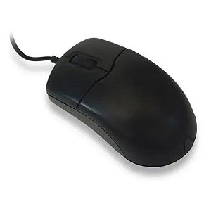 Mouse Usb Optical 3 Botões Scroll Preto Intelbras