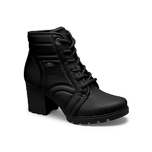 Bota Coturno Feminino Tratorado Salto Alto Dakota Relevo