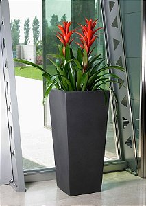 Vaso Decorativo em fibra de vidro e tinta automotiva Quadrado - JA  FiberGlass