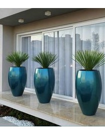 Vaso decorativo em fibra de vidro Elegance - JA FiberGlass