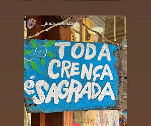 Toda crença é sagrada