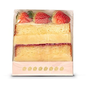 Slice Bruno Bolos - Rosa Amora - Tam. 12x11x2,5 cm. - Pacote c/ 5 unid. - R$ 1,38 un.