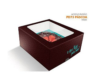 Caixa Páscoa para Ovo de colher Verde - 350 g. /500 g.