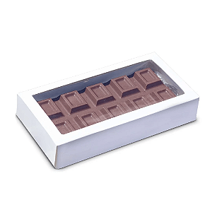 Caixa Para Barra de Chocolate - Diversas Cores e Estampas - 16,5x8,3x3 cm - Pacote Com 5 Unidades