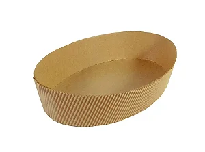 01 und Colomba Oval Forneável 500 g Kraft- Tam 21,5x5cm