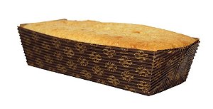10 Und. Bolo Inglês Forneável 250 g. - Decorado Tam. 16,4x6,4x4,4cm