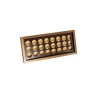 Caixa 24 Docinhos com Tampa | Bronze 350x153x50 mm - ( 05 unidades)